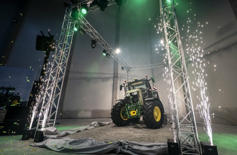 John Deere marks two million Mannheim tractor