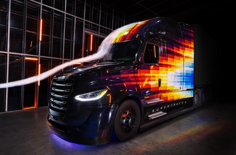 Taking efficiency to the next level: The Freightliner SuperTruck II<br>IMAGE SOURCE: Daimler Truck AG
