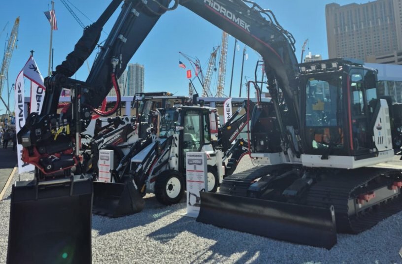 HİDROMEK brought its innovative solutions to the American market<br>IMAGE SOURCE: HİDROMEK