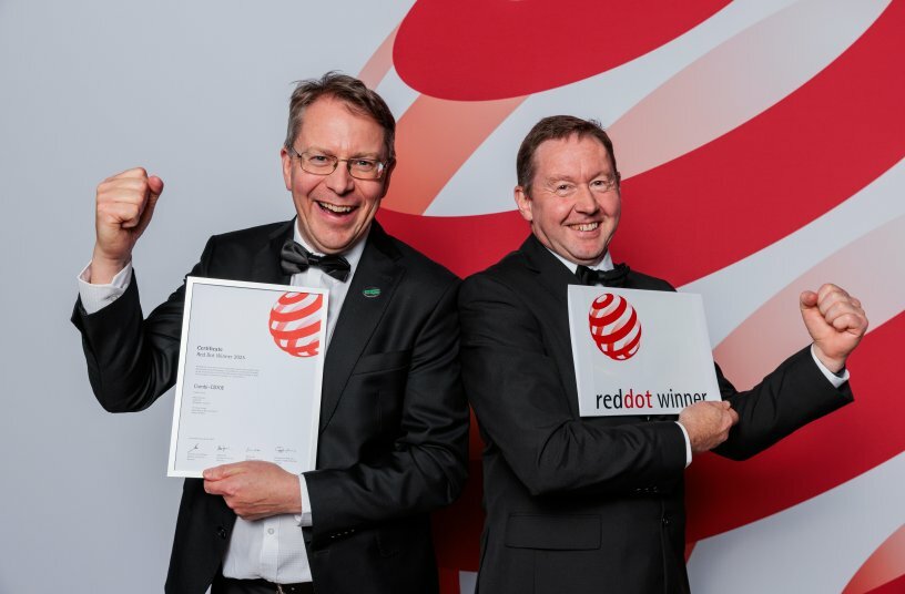 Combilift Receives its 3rd Red Dot Win with its New 7-ton Electric Multidirectional Counterbalance Forklift<br>IMAGE SOURCE: Combilift