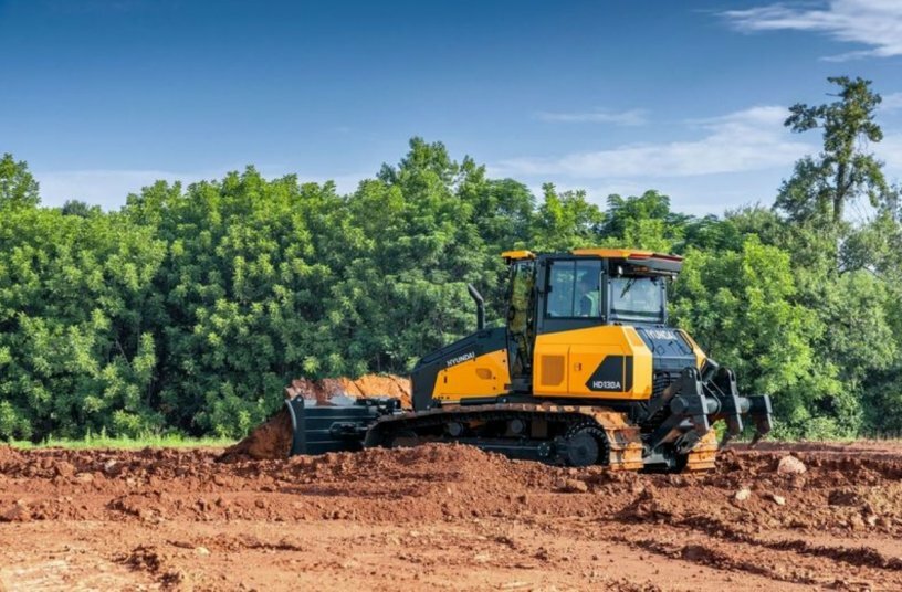 Hyundai CE stößt mit Planierraupe HD130A in neues Marktsegment vor<br>BILDQUELLE: Hyundai Construction Equipment Europe