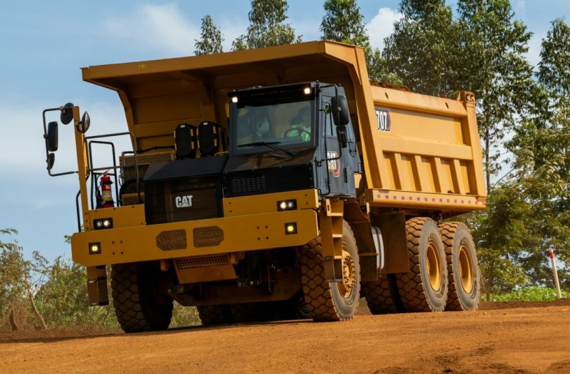 Cat® 707 wide body truck<br>IMAGE SOURCE: Caterpillar