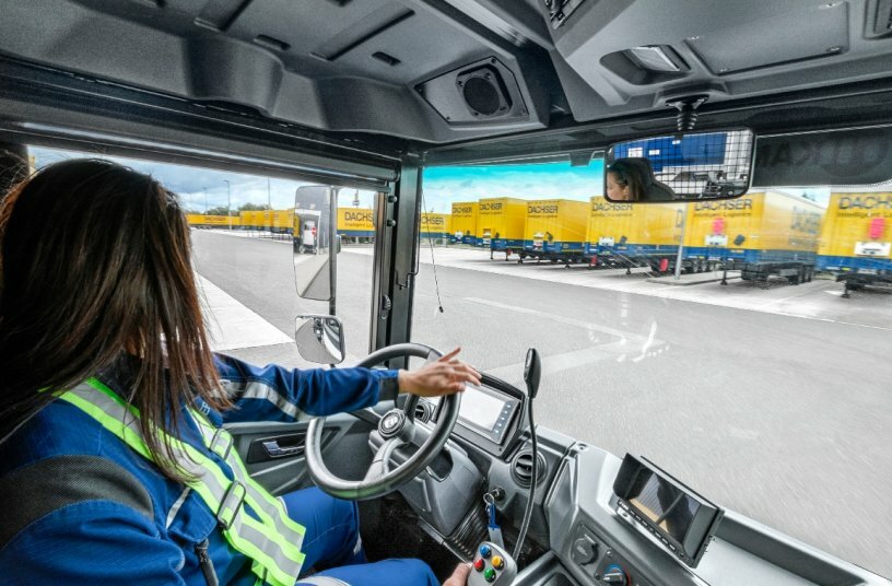 Optimal all-round visibility along with a clearly laid out cockpit ensure smooth operations in the KAMAG PM.<br>IMAGE SOURCE: TII Group