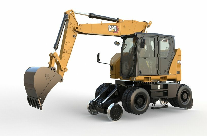 Caterpillar M323 rendering<br>IMAGE SOURCE: Caterpillar
