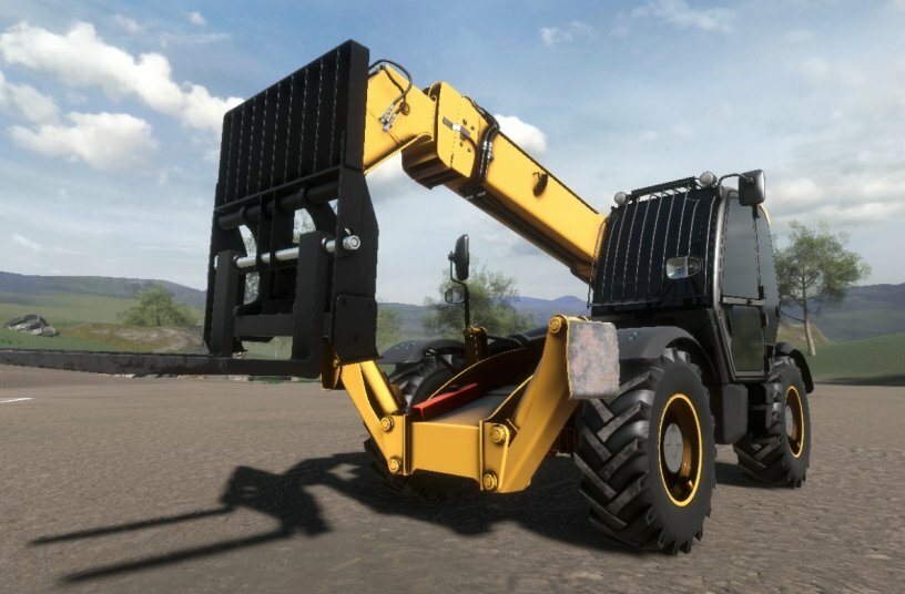 CM Labs - Telehandler<br>IMAGE SOURCE: Mighty Mo Media Partners; CM Labs Simulations Inc.