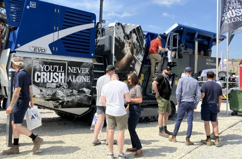 The MOBICAT MC 110 EVO2 from Kleemann is suitable for the primary crushing of almost all natural rock types, as well as for numerous recycling applications.<br>IMAGE SOURCE: WIRTGEN GROUP