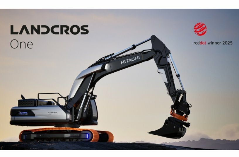 LANDCROS One lands prestigious Red Dot Design Award<br>IMAGE SOURCE: Hitachi Construction Machinery (Europe) NV (HCME)