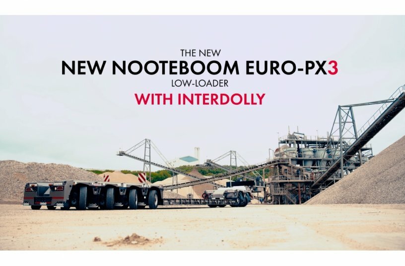 Nooteboom introduces new 2+4 EURO-PX3: More payload, more flexibility in special transport<br>IMAGE SOURCE: Nooteboom Trailers B.V.