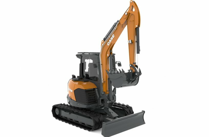 CASE CX70E midi excavator<br>IMAGE SOURCE: CASE Construction Equipment