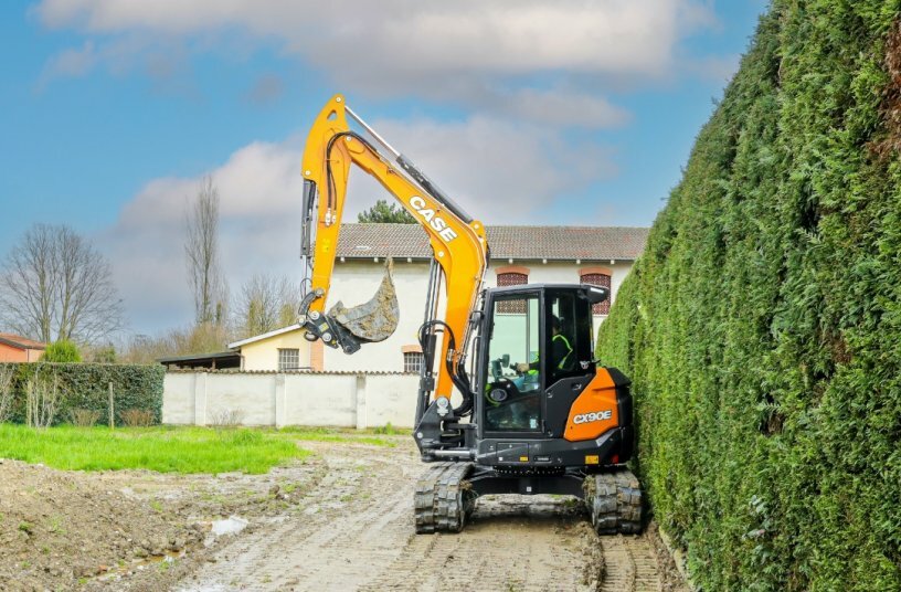 CASE Construction Equipment stellt den Midi-Bagger der Evolution E-Serie vor, von 8-10 Tonnen, mit einem Modell für jede Anwendung<br>BILDQUELLE: CASE