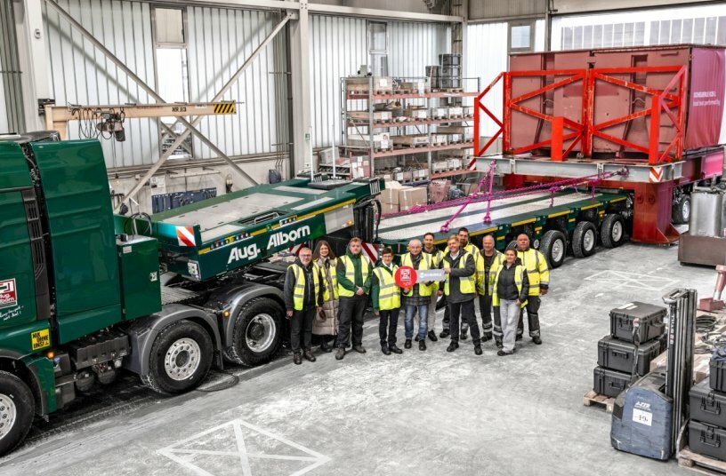 Perfect interaction: TII SCHEUERLE builds modular K25 combination with specific load securing features for August Alborn