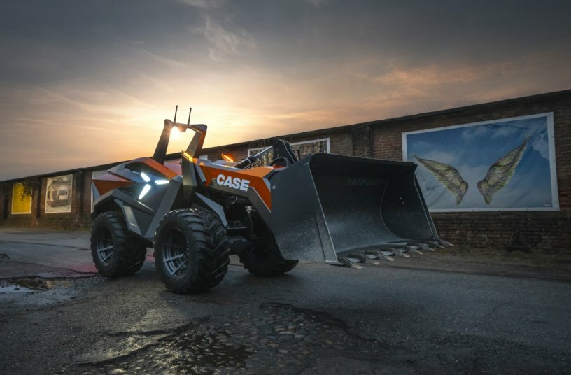 CASE Construction Equipment Unveils Impact: A Compact Wheel Loader Concept at Bauma 2025<br>IMAGE SOURCE: CASE Construction Equipment