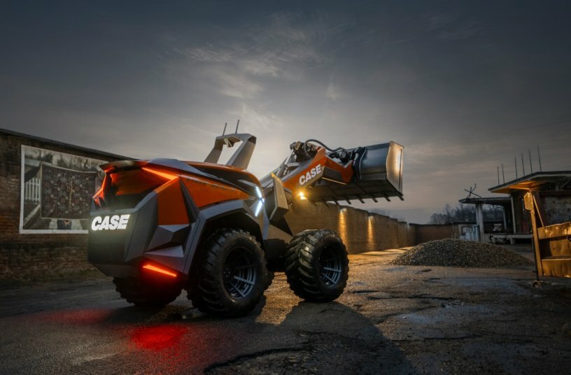 CASE Construction Equipment Unveils Impact: A Compact Wheel Loader Concept at Bauma 2025<br>IMAGE SOURCE: CASE Construction Equipment