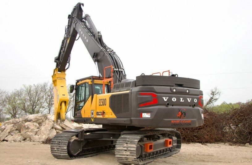 Volvo CE Expands Range of Straight Boom Demolition Excavators<br>IMAGE SOURCE: Volvo Construction Equipment