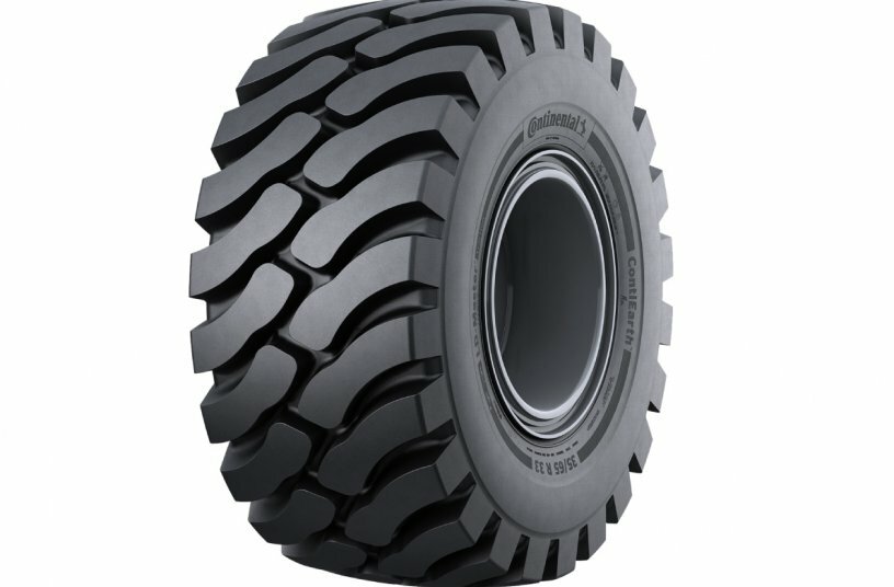 With its solid tread block design, the LD-Master L5 Traction provides secure control and productivity for demanding load tasks.<br>IMAGE SOURCE: Continental