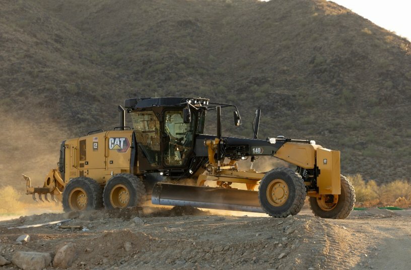 Cat® 140 Motor Grader<br>IMAGE SOURCE: Caterpillar