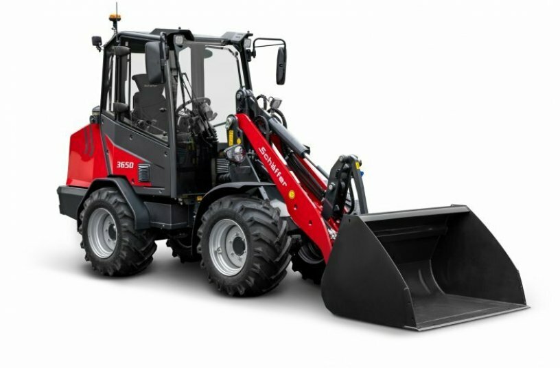 The 2nd generation 3650 with a new cab and additional safety features makes daily work easier.<br>IMAGE SOURCE: Schäffer Maschinenfabrik GmbH