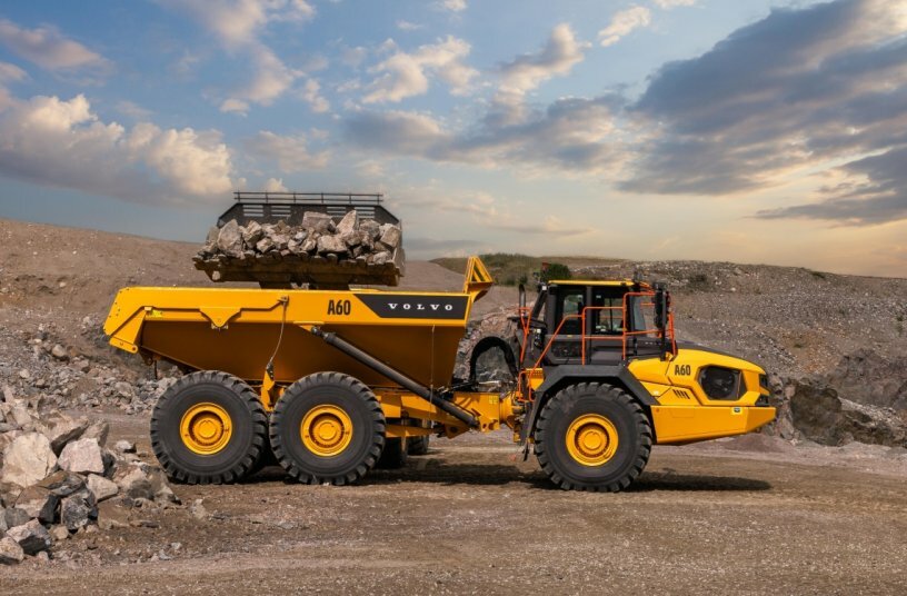 Volvo CE präsentiert den neuen A60 Knickgelenkmuldenkipper auf der CONEXPO 2026 – Weltpremiere<br>BILDQUELLE: Volvo Construction Equipment