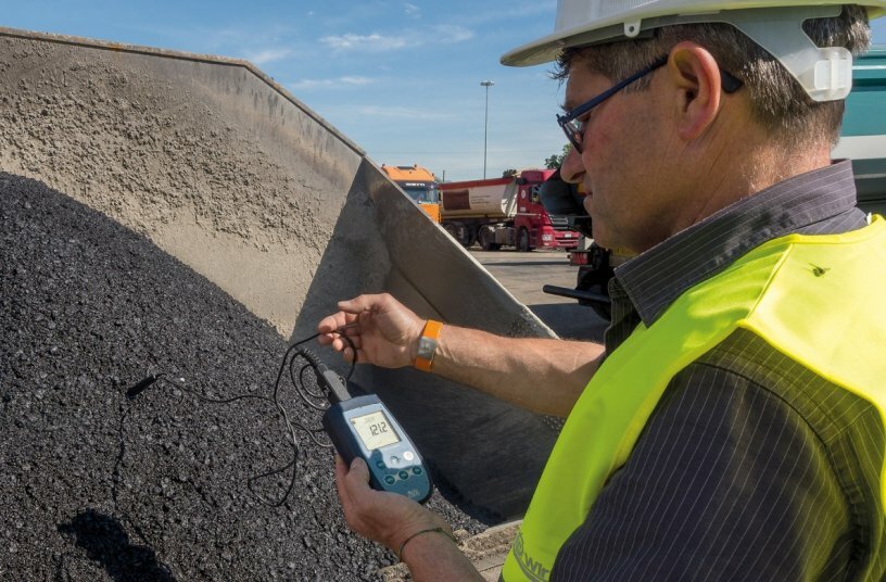 Benninghoven Asphalt mixing plants offer three innovative approaches for producing reduced-temperature asphalt: the use of solid or liquid additives and the use of water as an aid (foam bitumen).<br>IMAGE SOURCE: WIRTGEN GROUP