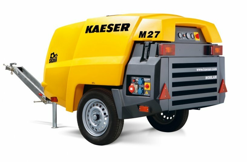 The Mobilair M27 not only delivers impressive performance, but is also available with a wide range of equipment options to ensure maximum flexibility.<br>IMAGE SOURCE: KAESER KOMPRESSOREN SE