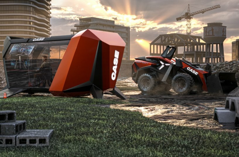 CASE Construction Equipment Unveils Impact: A Compact Wheel Loader Concept at Bauma 2025<br>IMAGE SOURCE: CASE Construction Equipment