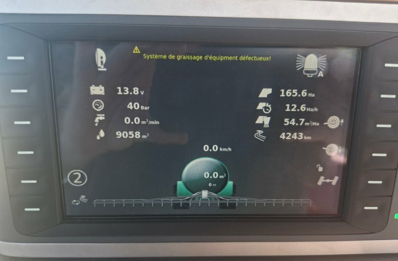 GreaseControl screen<br>IMAGE SOURCE: SAMSON AGRO SASU