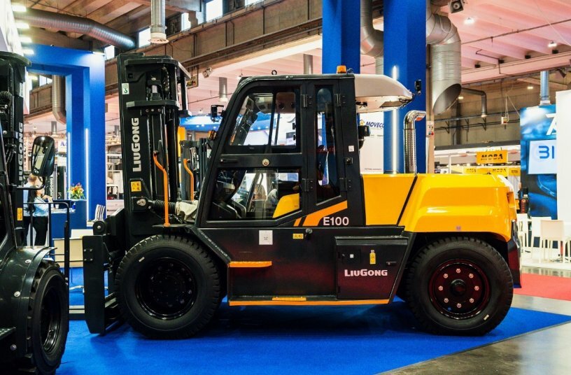 LiuGong präsentiert auf der GIS Expo 2025 die Gabelstapler der F-Serie und bietet damit neue Händlermöglichkeiten<br>BILDQUELLE: LiuGong Machinery Europe B.V.
