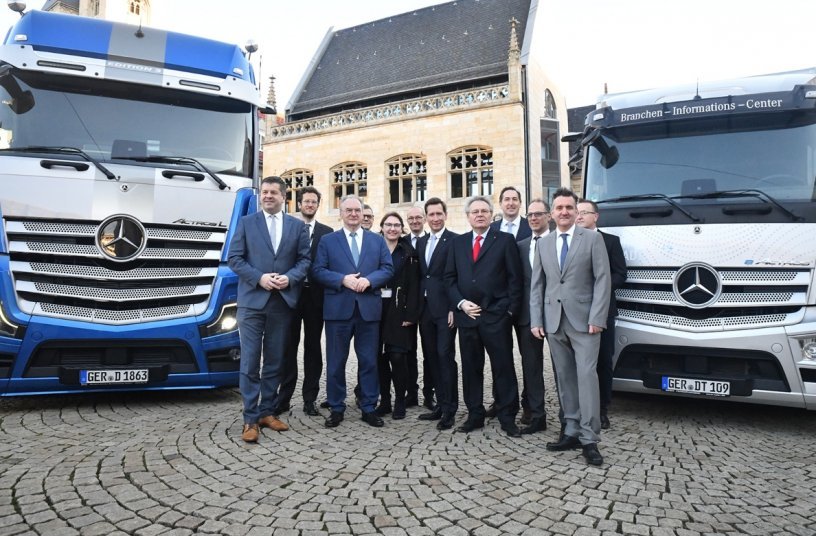 Herzstück im Harz: Mercedes-Benz Lkw errichtet zentralen Logistikstandort für weltweite Ersatzteilversorgung in Halberstadt<br>BILDQUELLE: Daimler Truck AG