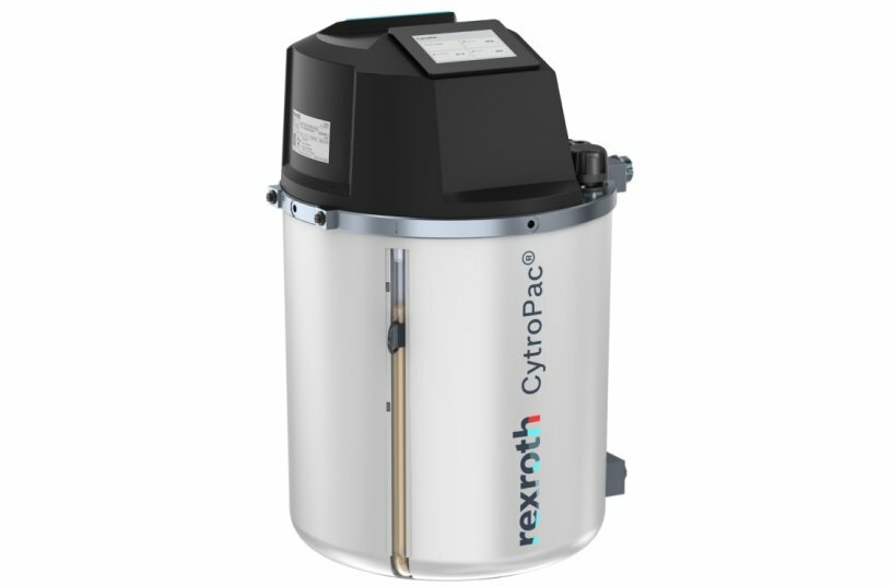 The second generation of the intelligent CytroPac 2X compact hydraulic power unit sets new standards in productivity, energy efficiency, and ease of use.<br>IMAGE SOURCE: Bosch Rexroth AG