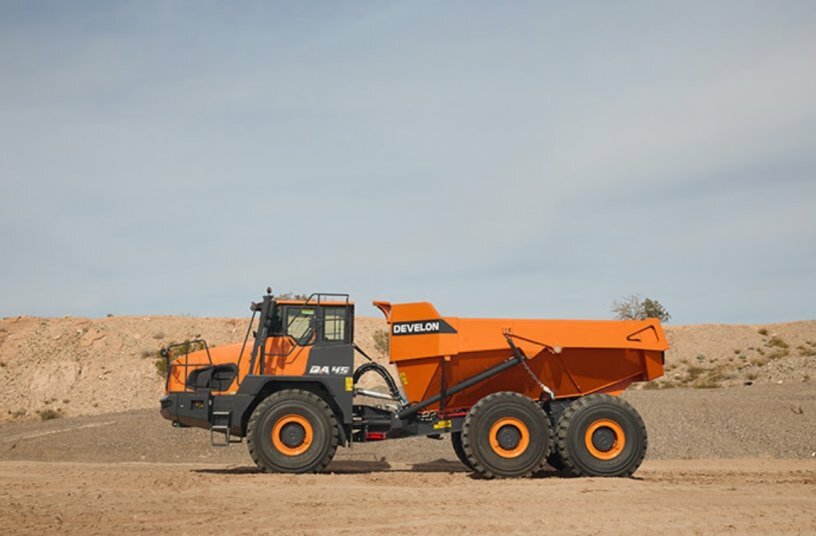 Updated DEVELON ADTs Feature Enhanced Cab, New Auto-Hold Brake
