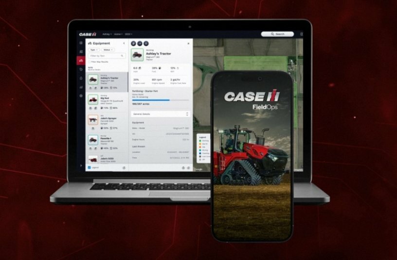 Case IH Unveils Precision Technology Updates at Agrishow Featuring New Case IH FieldOps App<br>IMAGE SOURCE: Case IH