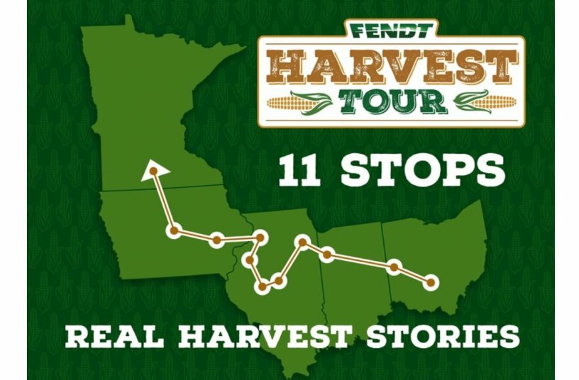 Farmers and Combines Share the Spotlight in the 2025 Fendt Harvest Tour<br>IMAGE SOURCE: AGCO