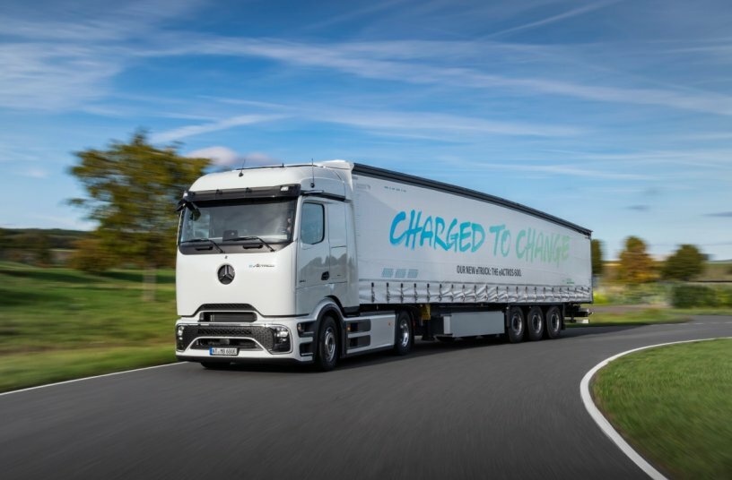 eActros 600 Sattelzugmaschine - zero-emission; CO2-neutral; electric; battery; e-mobility; e-truck; Weltpremiere; Mercedes-Benz<br>IMAGE SOURCE: Daimler Truck AG