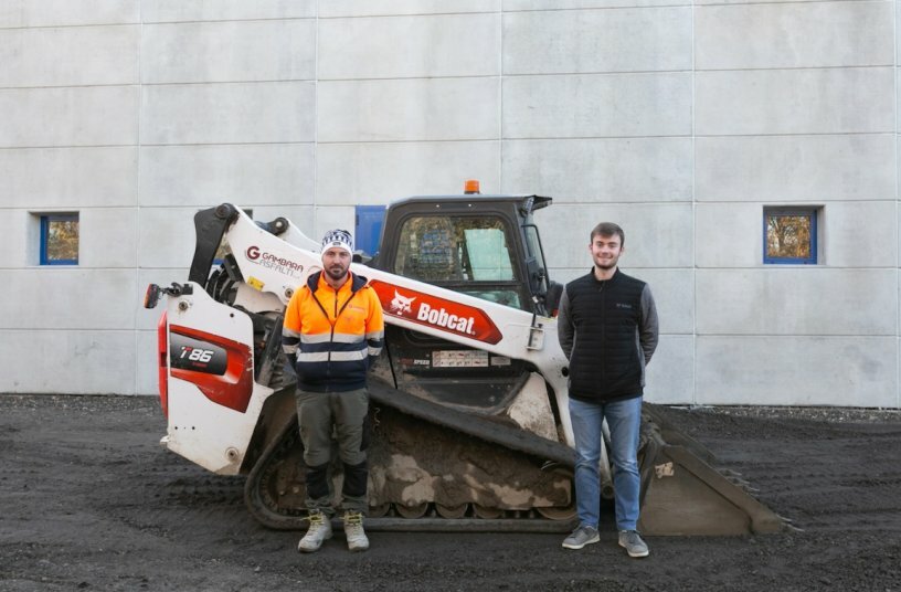 Bobcat T86 Compact Track Loader: Non-stop operation on roadworks sites