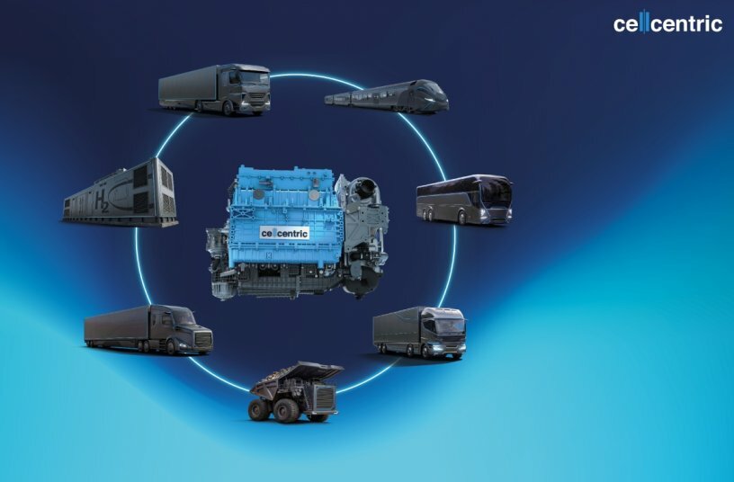 Defining the new fuel cell standard in heavy-duty applications: cellcentric unveils BZA375<br>IMAGE SOURCE: Daimler Truck AG