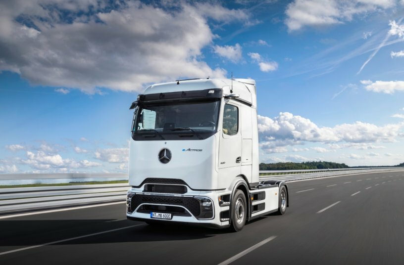 eActros 600 Sattelzugmaschine - zero-emission; CO2-neutral; electric; battery; e-mobility; e-truck; Weltpremiere; Mercedes-Benz<br>BILDQUELLE: Daimler Truck AG
