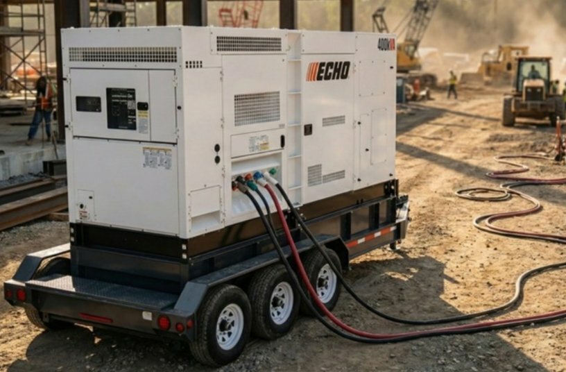 ECHO expands industrial power lineup with rental-ready light towers and 400 kVA generator<br>IMAGE SOURCE: ECHO PRM