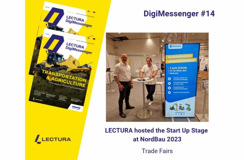 LECTURA hosted the Start Up Stage at NordBau 2023<br>IMAGE SOURCE: LECTURA GmbH