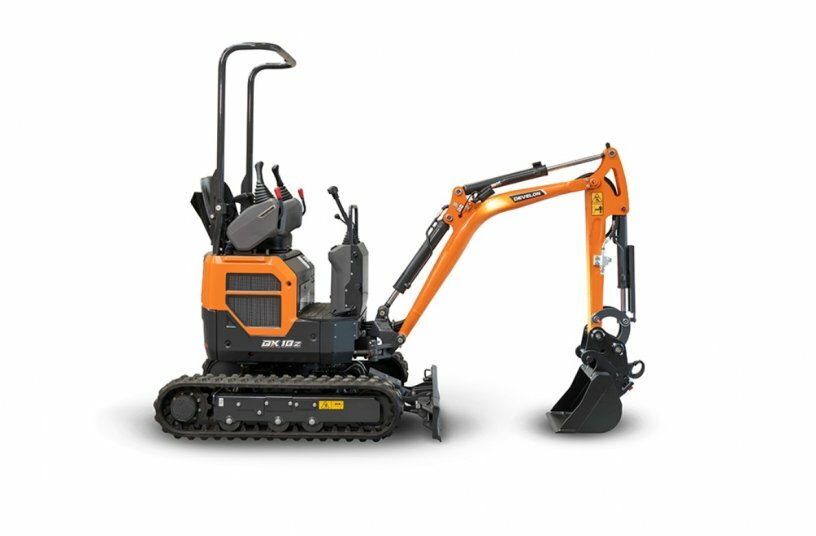 New High Performance DX10Z-7 Mini-Excavator from Develon<br>IMAGE SOURCE: DEVELON