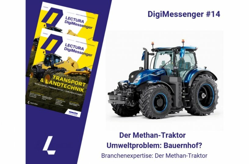 Der Methan-Traktor Umweltproblem: Bauernhof?<br>BILDQUELLE: LECTURA GmbH