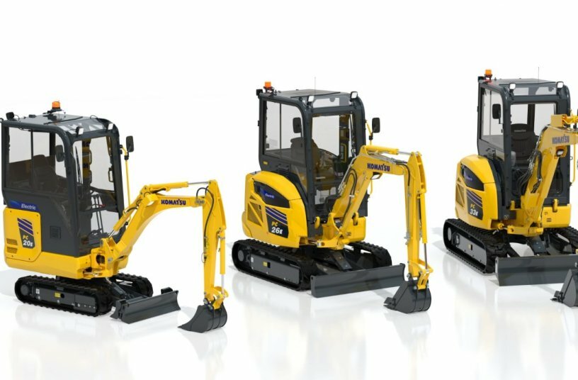 Komatsu presents three new electric mini excavators in live demo at bauma 2025<br>IMAGE SOURCE: Komatsu Europe International N.V.