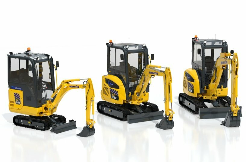 Komatsu presents three new electric mini excavators in live demo at bauma 2025<br>IMAGE SOURCE: Komatsu Europe International N.V.