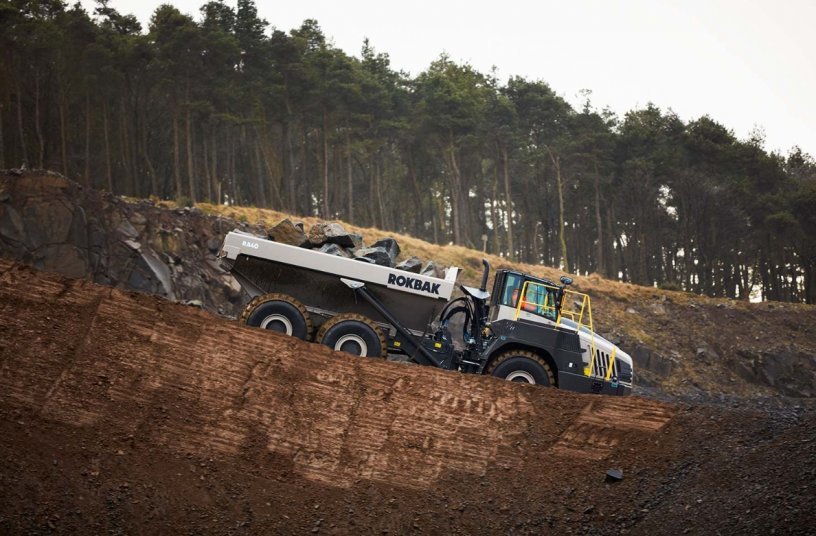 The RA40 is ideally suited for working at quarry, mine and construction sites.<br>IMAGE SOURCE: SE10; Rokbak