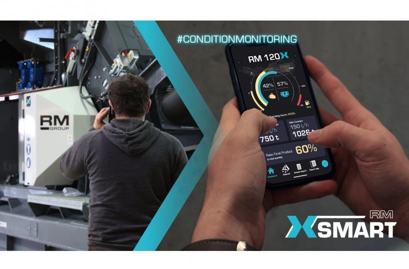 RM XSMART condition monitoring<br>IMAGE SOURCE: RUBBLE MASTER HMH GmbH
