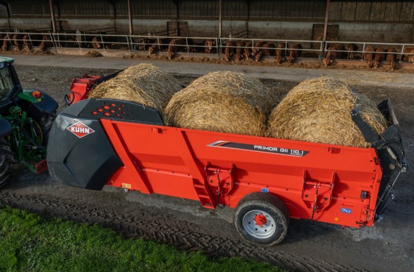 Neue Generation von Einstreu- und Verteilgeräten PRIMOR GII 110.1 Polydrive<br>BILDQUELLE: KUHN-AUDUREAU S.A.