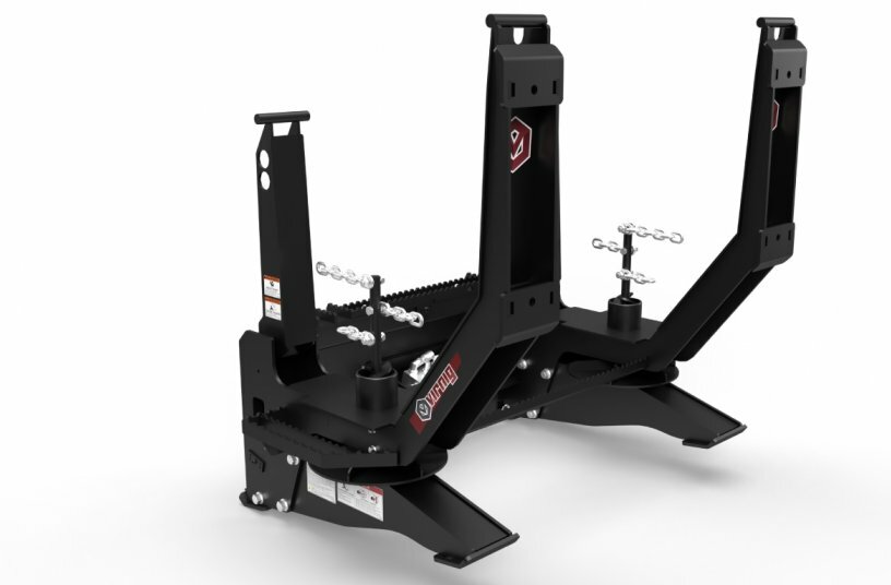 Virnig Manufacturing Skid Steer Salt Spreader<br>IMAGE SOURCE: Virnig Manufacturing
