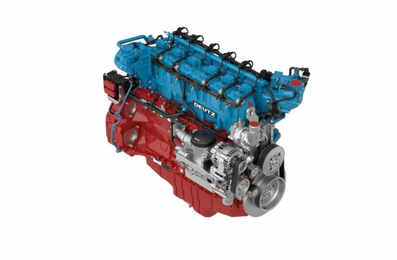 Der DEUTZ TCG 7.8 H2 ist der erste nach EU-Stufe V zertifizierte Wasserstoffverbrennungsmotor.<br>BILDQUELLE: DEUTZ AG
