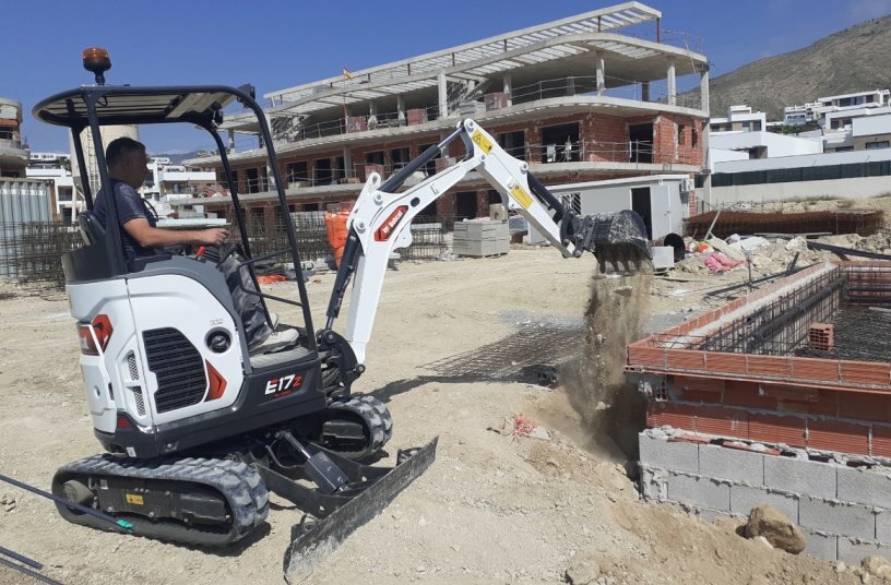 Bobcat E17z mini excavator<br>IMAGE SOURCE: Bobcat