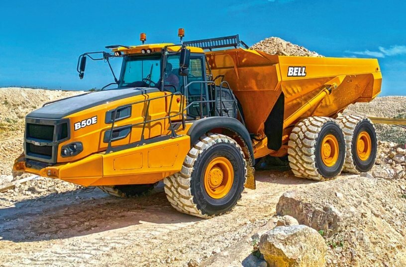 45,4 Tonnen Nutzlast machen den Bell B50E zu einer hochproduktiven Transportlösung.<br>BILDQUELLE: Bell Equipment