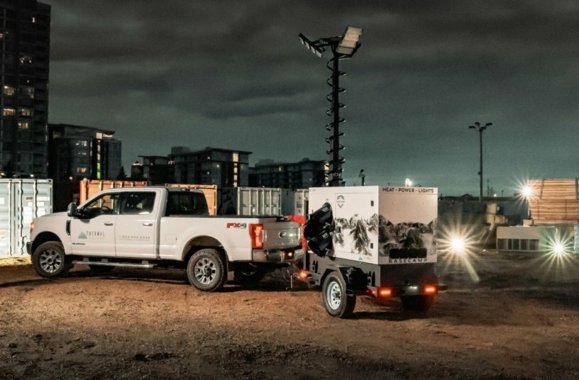 Thermal Intelligence’s BASECAMP Delivers 60% Lower Emissions and 60% Greater Fuel Savings Than Traditional Construction Heaters<br>IMAGE SOURCE: Thermal Intelligence